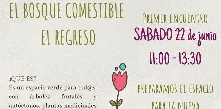 "Regreso" al Bosque Comestible en Avilés