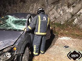 Herido al salirse de la vía pasado Cudillero