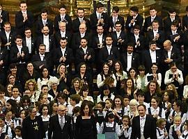El Joven Coro de la Fundación Princesa de Asturias ofrece un concierto junto al Coro Griseras de Tudela