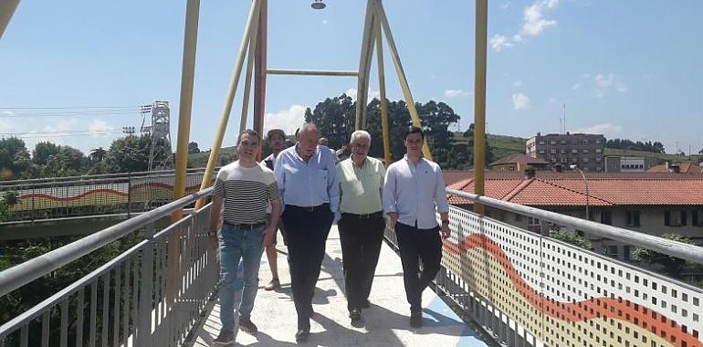 Entra en servicio el tramo de la senda cicloturista entre el hospitalillo y Trasona