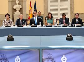 Recepción de SSMM los Reyes al Patronato de la Fundación