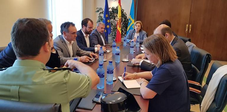 La Delegada del Gobierno informa sobre el estado de las obras de reparación en la N-634