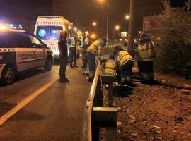 Fallece un motorista en Leganés tras un accidente de tráfico