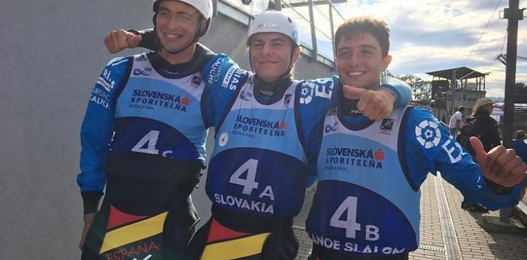 España logra el bronce por equipos en K1 masculino en el Europeo júnior 2019