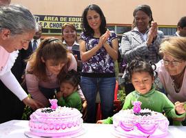 Primera Dama del Perú mejorará las condiciones de madres con hijos en penales de mujeres