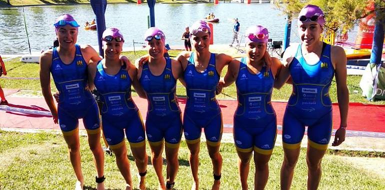 Triatlón: Asturias, octava en categoría escolar y undécima en absolutos 