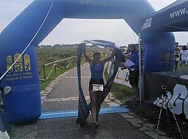 Victoria Llorente y Daniel Rodríguez ganan el III Triatlón EoSprint