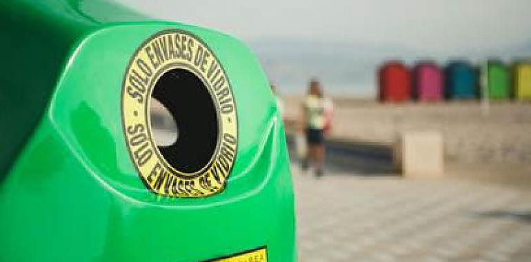 La recogida del contenedor verde en Asturias crece un 6% en los seis primeros meses del año  