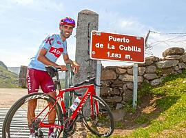 Dani Navarro se prepara en Asturias para La Vuelta