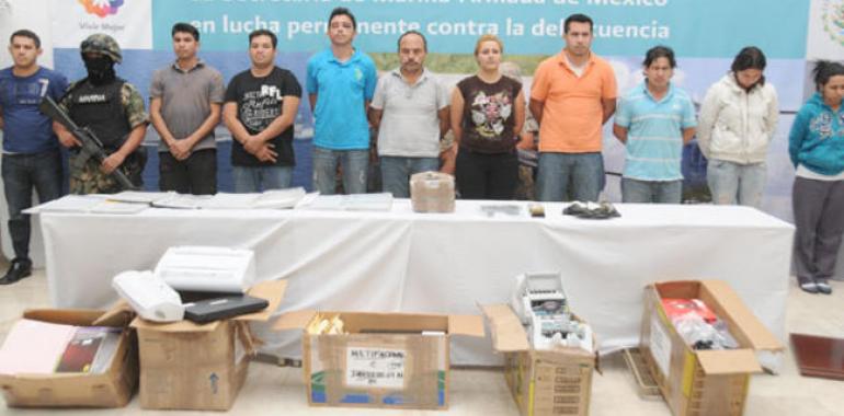 La Armada detiene a Claudia, presunta financiera de los Zetas y a otras 10 personas en Veracruz