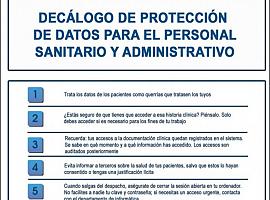 Sanidad informa a pacientes y personal del Sespa sobre la nueva normativa de tratamiento de datos