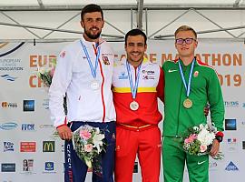 Tono Campos se proclama campeón de Europa de maratón en C1 e Iván Alonso logra en bronce en K1