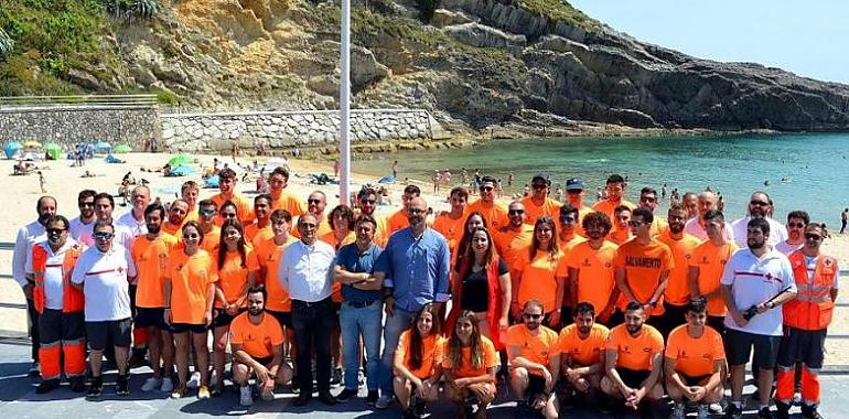 9 personas rescatadas en las playas de Llanes durante el mes de julio