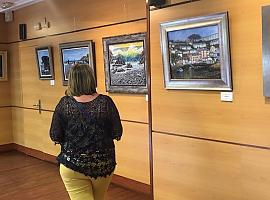 Exposición pictórica de los Faros de Asturias del pintor José Luis de la Balsa