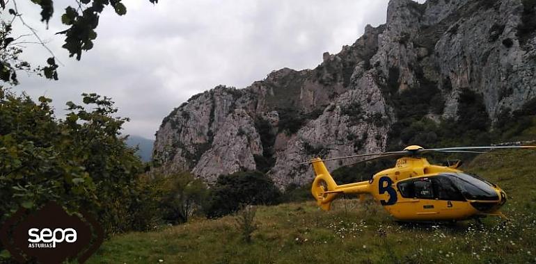 Rescatados dos escaladores heridos, uno gravemente, en El Llano de Quirós