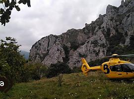 Rescatados dos escaladores heridos, uno gravemente, en El Llano de Quirós