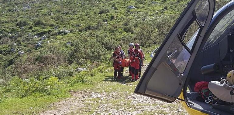 Evacuado a Arriondas tras grave caída en el quad en Noriega de Ribadedeva