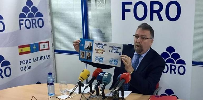 FORO recuerda al PP que su España suma en Asturias resta