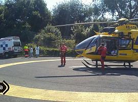 Un herido tras la explosión de su caldera de gasoil en Celorio, Llanes