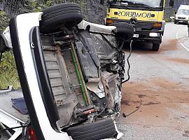 Seis heridos, uno grave, en accidente de tráfico en Morcín