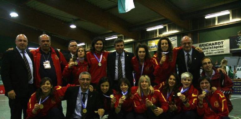 Tres asturianos Campeones de Europa con España