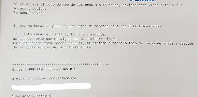 La Policía alerta de nueva campaña de sextorsión por correo electrónico