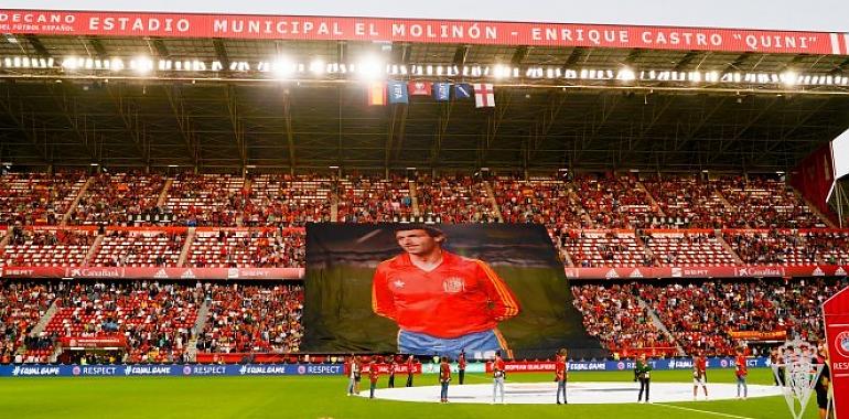 Goleada de La Roja en homenaje a Quini