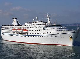El crucero alemán Ocean Majesty hace escala mañana en El Musel