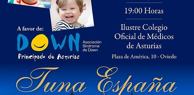 Tuna España organiza concierto solidario a favor de Down Asturias