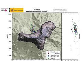 El Hierro sufre un nuevo un sismo de magnitud 3.9 a 22 kilómetros de profundidad