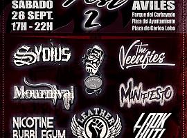 Música sobre ruedas con las bandas de Avilés a través del casco en el II Rock Van Fest