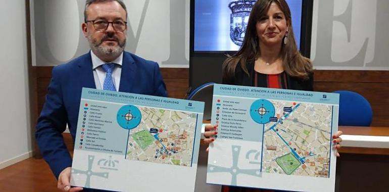 Oviedo incorpora itinerarios turísticos para personas con discapacidad visual