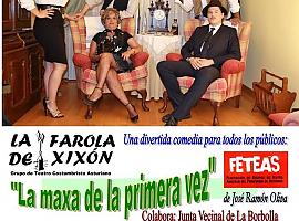 La Farola de Xixón representará en La Borbolla la comedia La maxa de la primer vez 