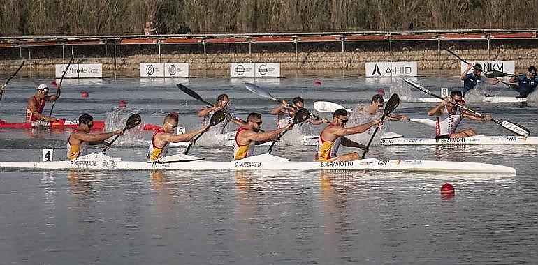 El K4 subcampeón del mundo comienza mañana en Trasona a preparar la temporada 