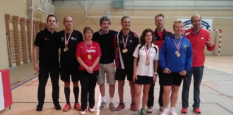 Bádminton Riosa se proclama subcampeón de España en masculino Senior