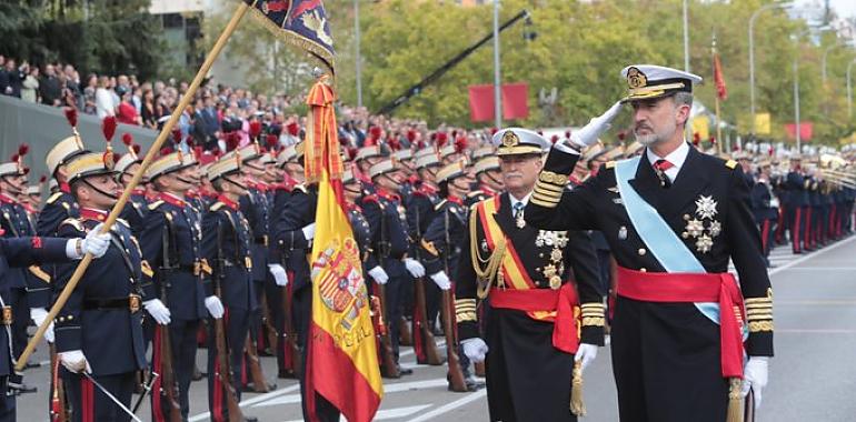 4.200 efectivos desfilan en el Día de la Fiesta Nacional