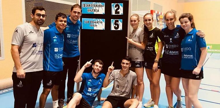 Primera victoria de la temporada para el Ovida Bádminton Oviedo