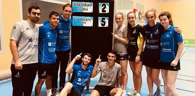 Primera victoria de la temporada para el Ovida Bádminton Oviedo