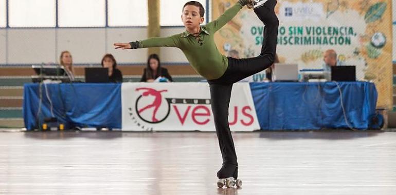 Cuatro asturianos en el España Alevín e Infantil de Patinaje Artístico
