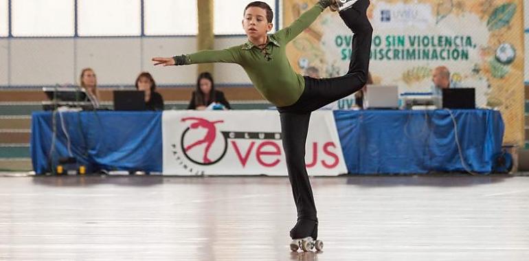 Cuatro asturianos en el España Alevín e Infantil de Patinaje Artístico