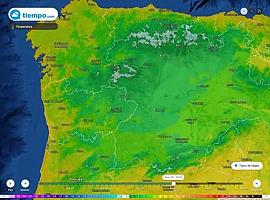Una ola de aire polaer trae agua, nieve y frío a Asturias en los próximos días
