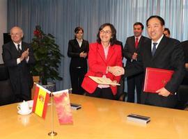 Aguilar abre China a empresas españolas de desalación y tratamiento de aguas 
