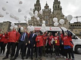 Feijóo y Bugallo reciben a los jóvenes con discapacidad de la Fundación A La Par