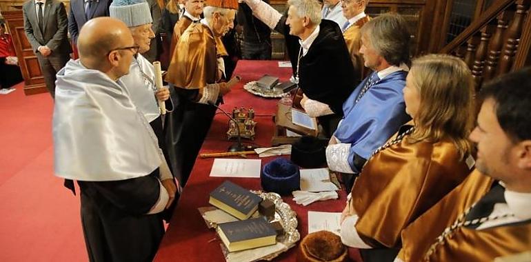 El trabajo y la energía de Peter Burke y Gregory Ludkovsky, Honoris Causa en Oviedo