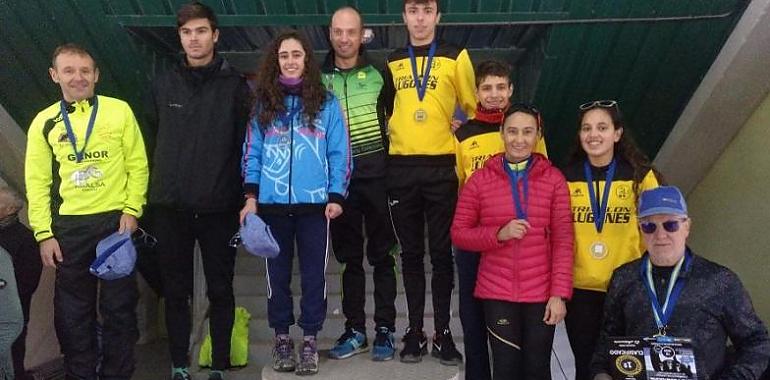 Andrea Trigo y Manuel Menéndez, campeones de Asturias de  Duatlón Cros 2019