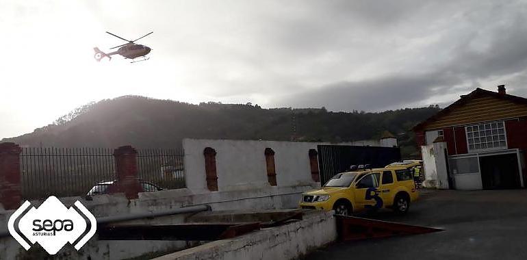 Herido grave un trabajador en una una llagarera de Villaviciosa