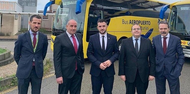 Nuevos autobuses de servicio al aeropuerto de Asturias