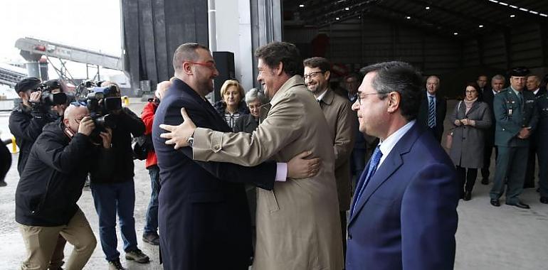 Inaugurada en El Musel la nueva terminal de graneles de Masaveu Industria