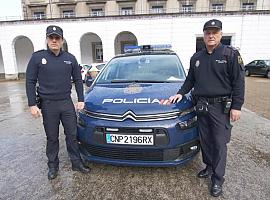 Se jubila Lodario Ramón, emblemático agente que patrulló durante años las calles de Oviedo