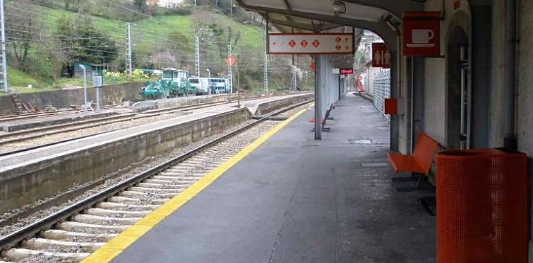 Adif AV licita la adecuación de vías, andenes y electrificación de la estación de Pola de Lena 